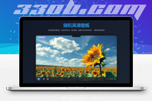 随机高清桌面壁纸，每天自动更新各种高清壁纸！-330B模板网